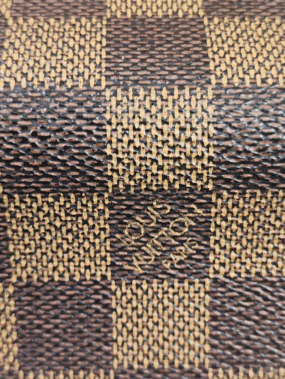 Authentic Vintage Damier Ebene Louis Vuitton Trifold Wallet With Digital COA